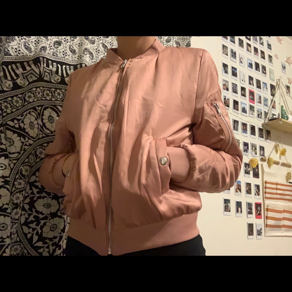 Pink Bomber Jacket
